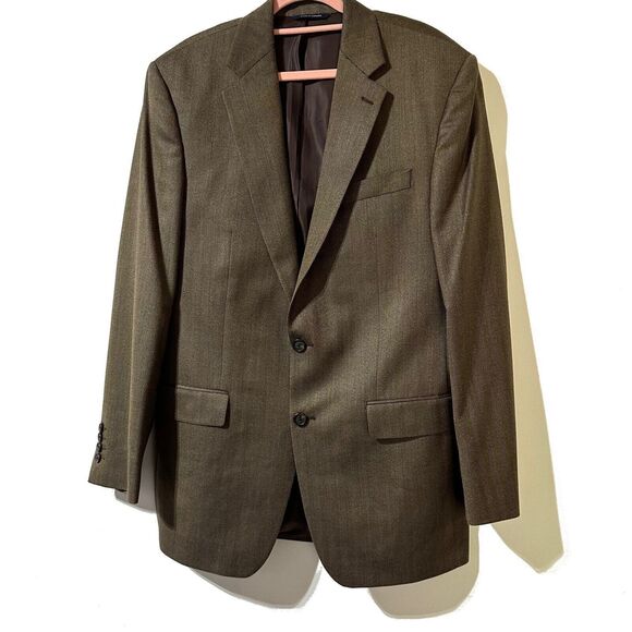 Ralph Ralph Lauren RRL for Dillards Herringbone Blazer Wool Silk